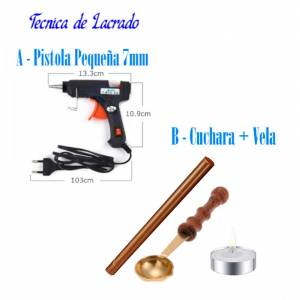 Imagen Barras para PISTOLA Barra Lacre 7 mm Flexible pistola DORADO COBRIZO 