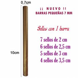 Barras para PISTOLA - Barra Lacre 7 mm Flexible pistola DORADO OSCURO 