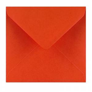 Sobres cuadrados - Sobre rojo Cuadrado (Rojo Amapola) 